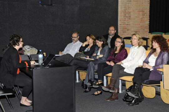 La regidora de Benestar Social i Salut, Mercè Giménez, en un moment del Consell Sociosanitari