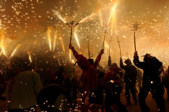 Els Diables de l'ETC duran a terme un correfoc d'inici de Nits d'Estiu