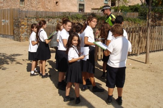 Alumnes de l'escola La Immaculada