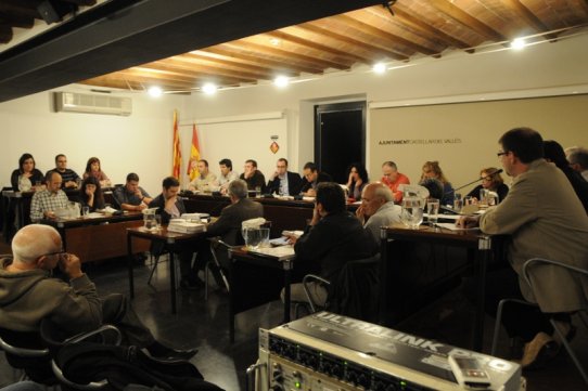 Imatge del Ple municipal extraordinari celebrat el 8 de novembre de 2011