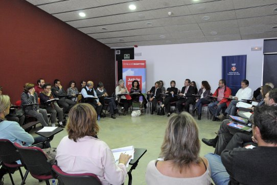 Un moment de la jornada que s'ha celebrat aquest matí al Centre de Serveis