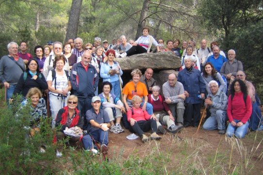 Imatge dels participants a la sortida del cicle Vine i Camina que va tenir lloc el 10 de novembre