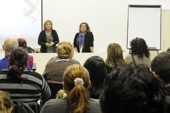 Imatge de la presentació de l'edició de tardor del "Voluntariat per la llengua"