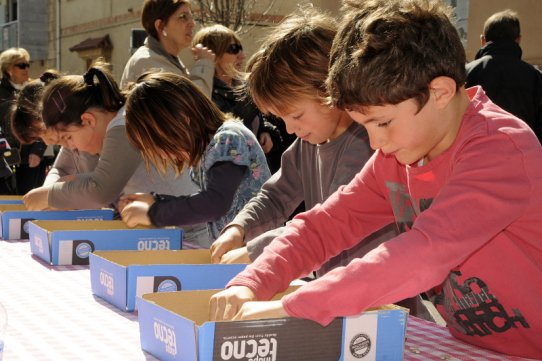 Concurs infantil de triar mongetes del ganxet