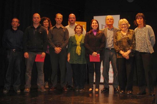 Foto de família del lliurament de premis