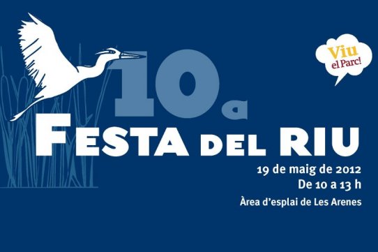 Imatge del cartell de la 10a Festa del Riu