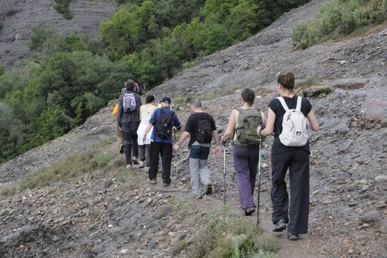 Imatge de l'edició de 2011 de la Caminada Popular