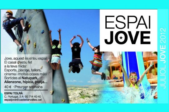 Imatge promocional del Juliol Jove 2012 a l'Espai Jove