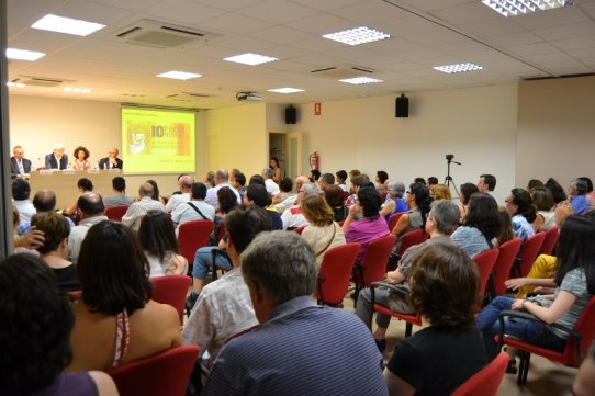 Imatge general de l'acte de lliurament dels Premis Minerva, ahir a Sabadell