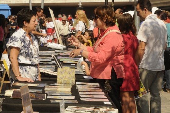 Imatge del Mercat d'Art en una edició anterior de la Festa Major