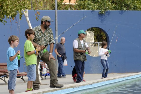 Imatge d'una anterior Trobada Infantil de Pesca