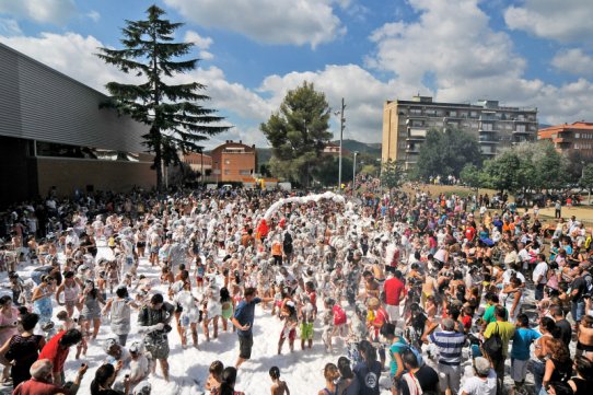 El bany d'escuma tindrà lloc a la plaça de la Fàbrica Nova