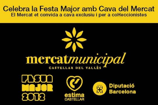 Els establiments del Mercat Municipal obsequiaran els clients amb una ampolla de cava la setmana del 4 al 8 de setembre