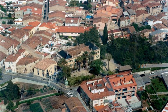 Vista aèrea del Palau Tolrà