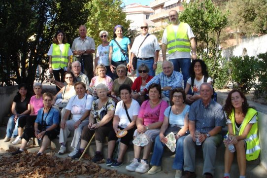 Imatge d'una sortida anterior del cicle "camina i fes salut"