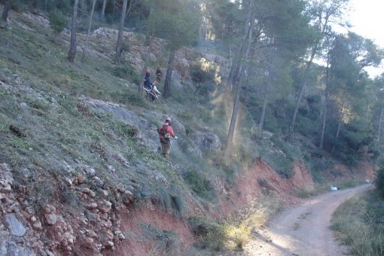 Comencen les tasques de manteniment de les franges de protecció d’El Balcó, Can Font i Ca n’Avellaneda