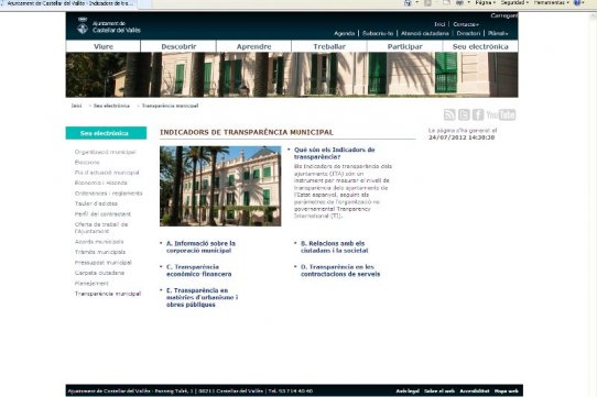 Web municipal