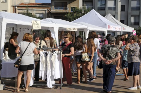 Imatge de la fira Comerç a la Fresca, l'any 2012