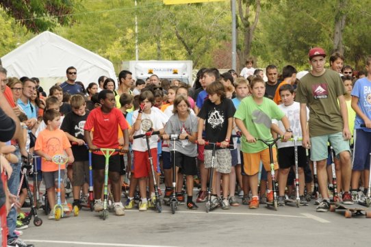 Imatge de la XII edició del a Patinada Popular