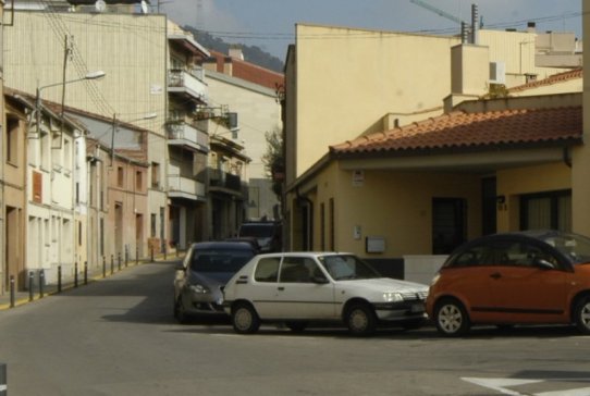 Un tram del carrer del Molí, fa uns mesos