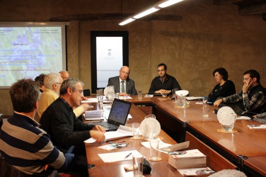 La reunió ha tingut lloc a la Sala de les Golfes de Ca l'Alberola